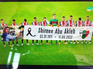 Club de Futbol Palestino realiza homenaje a la periodista Shireen Abu Akleh